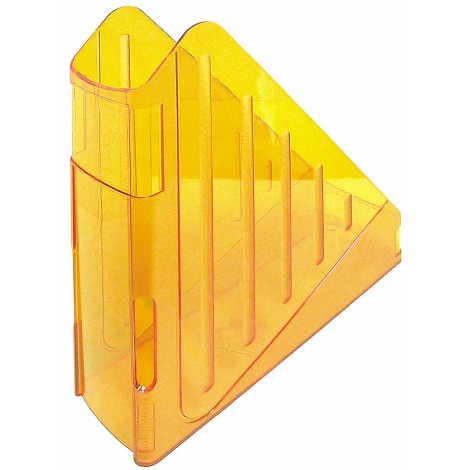 Arda Portariviste, 29,5x27cm, dorso 7,5cm, colore arancione trasparente - TR4118AR