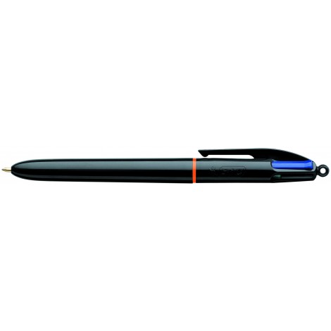 Bic Pro 4 Colours - Penna a sfera, punta da 1mm, tratto 0,32mm, colore blu,nero,rosso,verde - 12pz - 982869