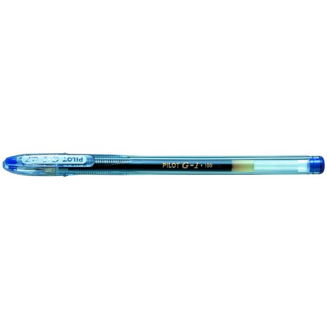 Pilot BL-G1 - Penna roller con inchiostro gel ricaricabile e livello d`inchiostro visibile, grip ergonomico, punta 0,7mm, tratto 0,39mm, colore blu - Prezzo singolo, ord. minimo 12pz - 001666