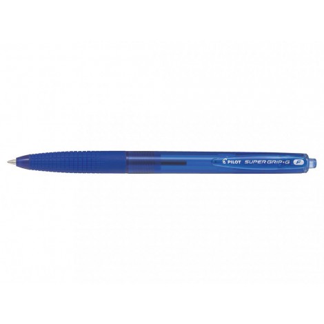 Pilot Supergrip G - Penna a sfera con inchiostro particolarmente scorrevole e brillante, punta 0,7mm, tratto 0,22mm, colore blu - Prezzo singolo, ord. minimo 12pz - 001639