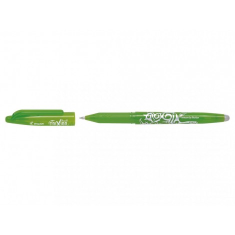 Pilot Frixion Ball - Penna a sfera ricaricabile con inchiostro termo sensibile e cancellabile, punta 0,7mm, tratto 0,35mm, colore verde chiaro - Prezzo singolo, ord. minimo 12pz - 006606