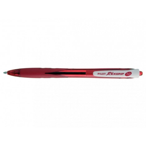 Pilot Rexgrip Begreen - Penna a sfera ricaricabile realizzata con materiali riciclati, punta 1mm, tratto 0,31mm, colore rosso - Prezzo singolo, ord. minimo 12pz - 040012