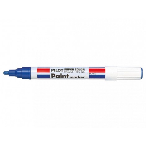Pilot Paint Marker - Marcatore permanente con inchiostro a vernice, tratto 2mm, colore blu - Prezzo singolo, ord. minimo 12pz - 002458