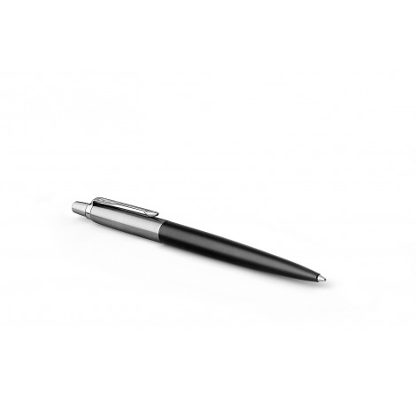 Parker Jotter Core Bond Street CT - Penna a sfera con fusto in acciaio nero e dettagli cromati, scatola regalo inclusa, tratto 1mm, colore blu - 1953184