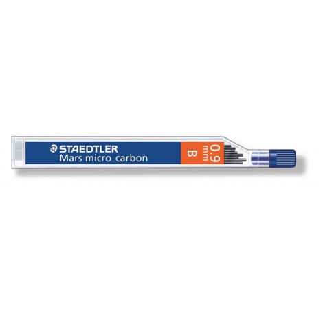 Staedtler Astuccio 12 mine, tratto 0,9mm, gradazione B - 1pz - 250 09-B