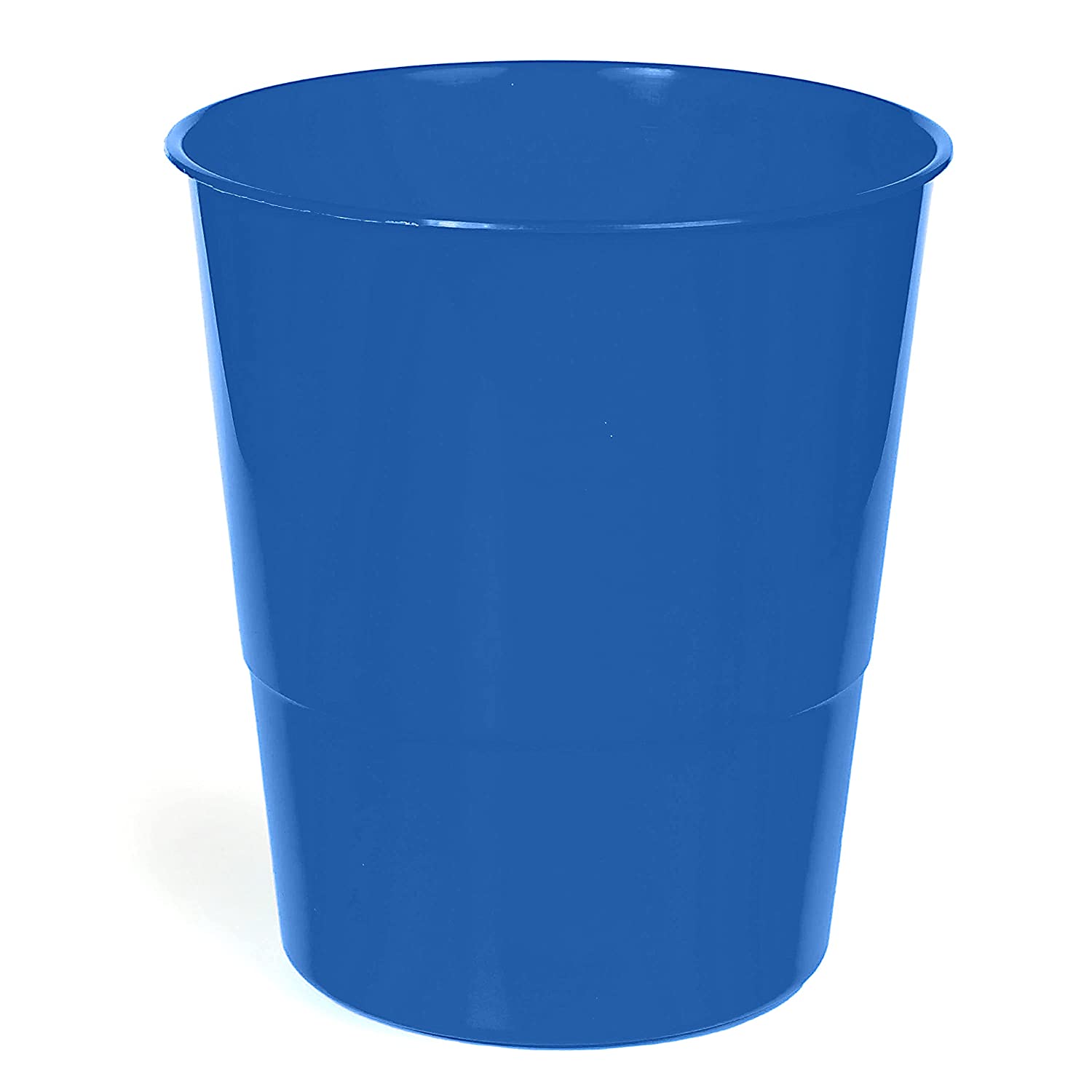 Plastic Cestino gettacarta tipo chiuso 13lt Dimensioni prodotto  H 31,5 cm diametro 30 cm colore BLU