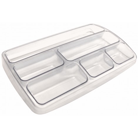 Arda Vaschetta portacancelleria, colore trasparente - TR3110CR