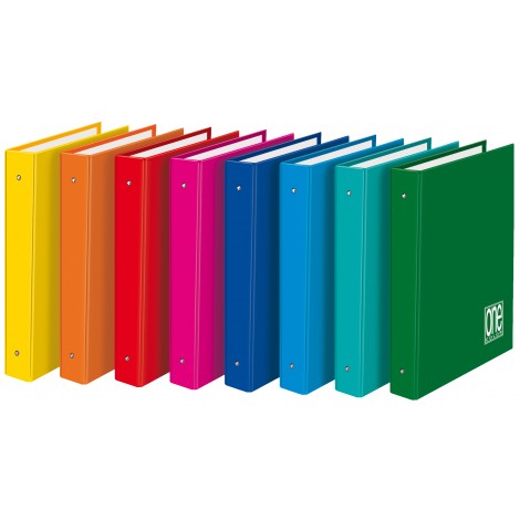 Blasetti Raccoglitore One color 26x32cm dorso 3cm assortiti a 4 anelli tondi da 30mm - Prezzo singolo, ord. minimo 6pz - 2400