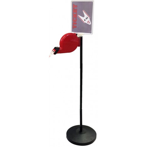 Printex Kit eliminacode composto da: piantana 120cm, cartello, chiocciola distributore di ticket, rotolo 2.000 tickets - TR/PIA N K