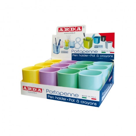 Arda Portapenne a bicchiere KEEP COLOUR PASTEL, colori assortiti - 4111PASESP