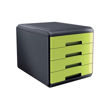Arda Cassettiera da scrivania MYDESK 4 cassetti, 382x290x259mm, colore verde - 18P4PV