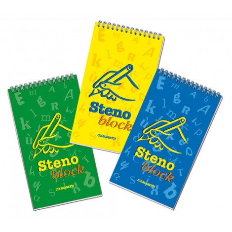 Blasetti Steno - Blocco spiralato in testa, 80 fogli, copertina patinata 200gr, 1R - Righe, 60gr - Prezzo singolo, ord. minimo 10pz - 1120