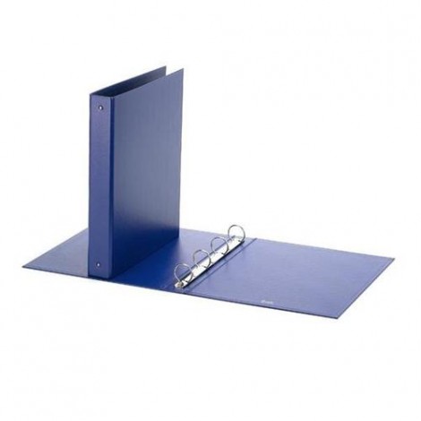 Favorit Raccoglitore EUROPA a 4 anelli tondi da 30mm, 30x22cm, dorso 3cm, colore blu - 1pz - 400051116