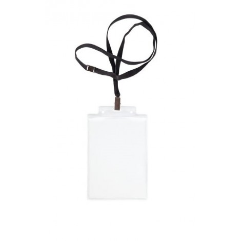 Sei Portanome Pass 6S, con cordoncino e cartoncini, formato 10x15cm, 50pz - 31821600