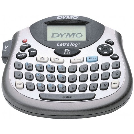 Dymo Etichettatrice LETRATAG LT-100T, compatta, portatile e intuitiva con memorizzazione di 9 etichette e stampa su 2 righe - 2174593