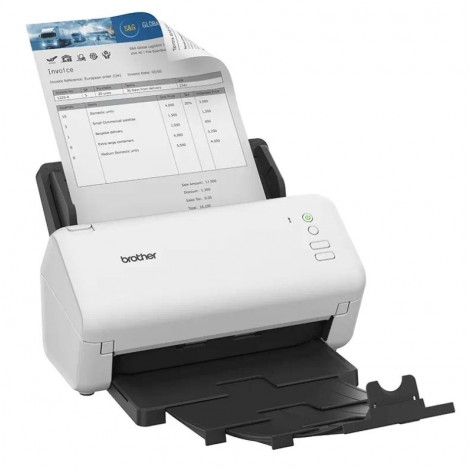 Brother Scanner documentale desktop ADS4100, dual CIS con ADF da 60fg - 35ppm/70ipm