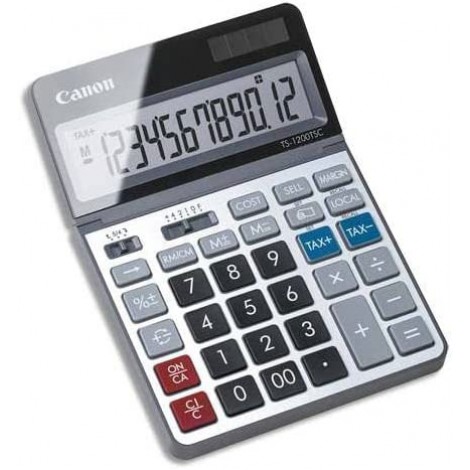 Canon Calcolatrice da tavolo TS-1200TSC, display 12 cifre - 2468C002