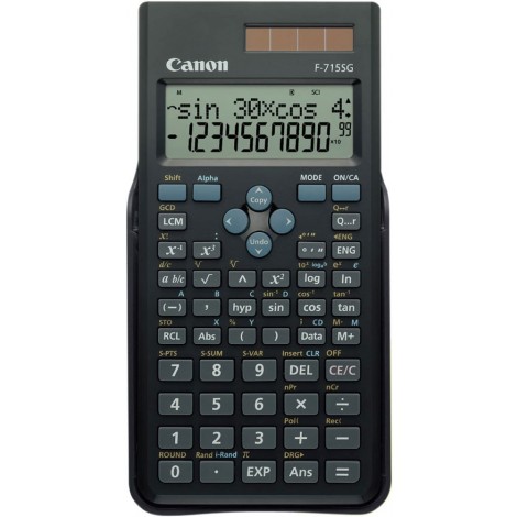 Canon F-715SG Calcolatrice scientifica, display LCD a due righe con 10+2 cifre, 250 funzioni - 5730B001