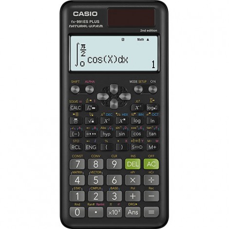 Casio FX-991ES-PLUS Calcolatrice scientifica, display naturale 10+2 cifre a due linee, 417 funzioni