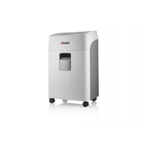 Dahle Autofeeder 300 - Distruggidocumenti taglio a frammenti 4x15mm, distrugge carte di credito, clip, punti metallici, per 1-3 utenti, sicurezza P4, capacità taglio 300fg, capacità cestino 40lt - R035322