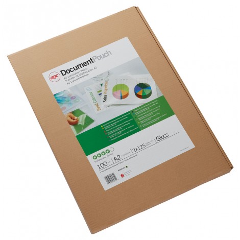 GBC Pouches A2, finitura lucida, 125 micron - conf. da 100pz - IB589799