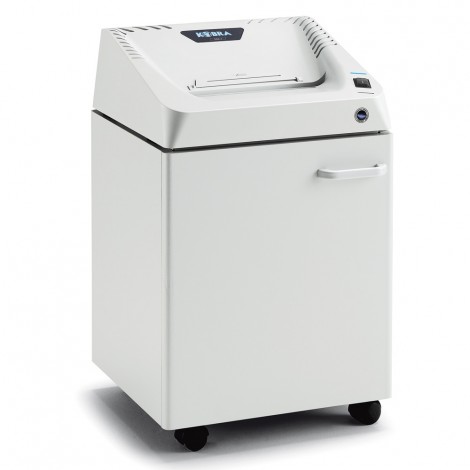Kobra 240.1 C4 - Distruggidocumenti a striscia con robusta trasmissione a catena con ingranaggi in acciaio, sistema di risparmio energia, attiva la modalità stand-by dopo 8 secondi di non utilizzo, capacità taglio 170fg, capacità cestino 40lt - 99.909