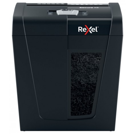 Rexel Secure X8 - Distruggidocumenti taglio a frammenti 4x40mm, distrugge clip e punti metallici, sicurezza P4, capacità taglio 8fg, capacità cestino 14lt - 2020123EU