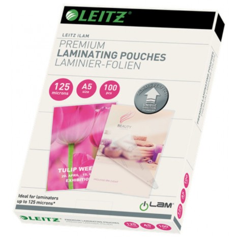 Leitz iLam UDT – Pouches A5, finitura lucida, 125 micron - conf. da 100pz - 74930000