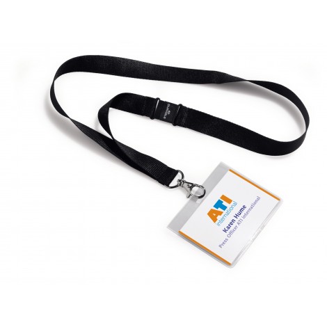 Durable Portanome con cordoncino, tasca chiusa, formato 60x90mm, 5pz - 8600-01