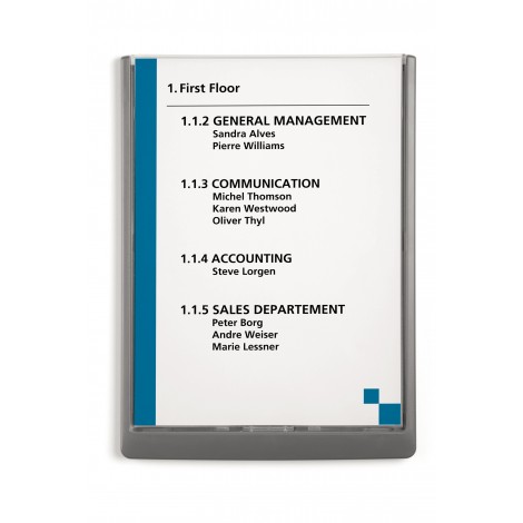 Durable Targa fuori porta, formato 210x297mm - 4867-37