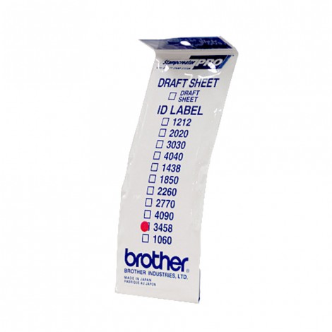 Brother Etichette 34X58mm per stampante SC-2000 - 12pz - ID3458