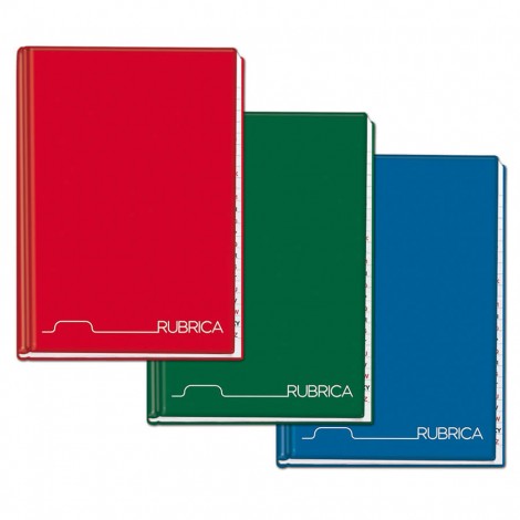 Blasetti Rubrica cartonata, formato A4, 48 fogli, carta 70gr, copertina cartonata, 1R righe - 1pz - 1373
