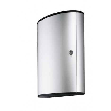 Durable Key Box 72 - Cassetta portachiavi in alluminio con serratura, 72 posti. Include 6 portachiavi Key Glip in colori assortiti - 1pz - 1955-23