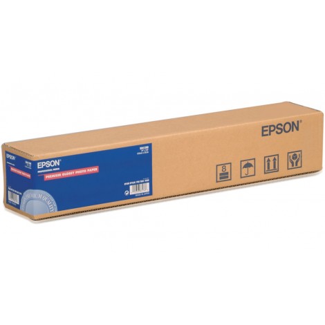 Epson Premium glossy photo paper - Carta fotografica per plotter lucida, 32,9cmx10m, 255gr - 1pz - C13S041379