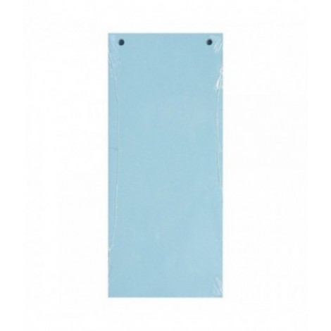 Exacompta Intercalari orizzontali Forever, colore azzurro - Divisore in cartoncino, formato 105x240mm, 180gr - 100pz - 13415B
