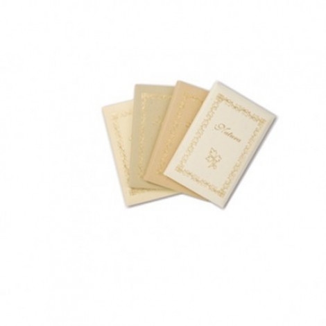 Rex Sadoch Natura - Taschetta 10 buste e 10 biglietti formato 9 (9x14cm), 240gr + 100gr, colore bianco - 8028