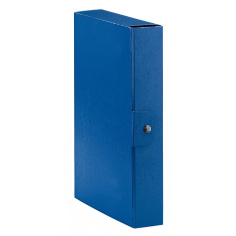 Esselte Eurobox - Scatola progetto chiusura a bottone, 25x35cm, dorso 6cm, colore blu - Prezzo singolo, ord. minimo 5pz - 390326050