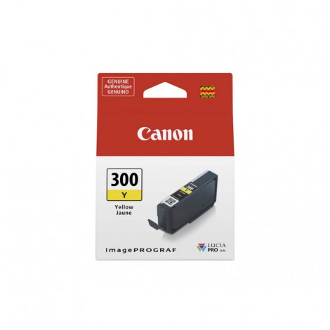 Canon PFI300Y cartuccia inchiostro giallo per IMAGEPROGRAF PRO 300 (14,4ml) 1pz - 4196C001 - C92C25831
