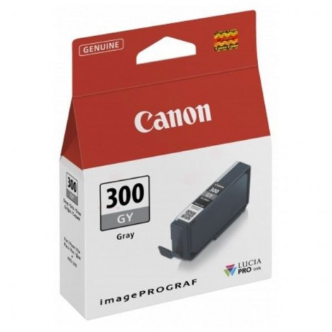 Canon PFI300GY cartuccia inchiostro grigio per IMAGEPROGRAF PRO 300 (14,4ml) 1pz - 4200C001 - C92C25833