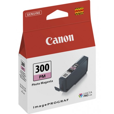 Canon PFI300PM cartuccia inchiostro magenta foto per IMAGEPROGRAF PRO 300 (14,4ml) 1pz - 4198C001