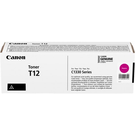 Canon T12M toner magenta per I-SENSYS X C1333IF (5.300pg) 1pz - 5096C006 - C92C33070