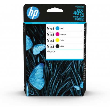 HP 953 Cartuccia inchiostro nero, ciano, magenta e giallo per OFFICEJET PRO 7740 (1x900pg - 3x630pg) 1Conf. - 6ZC69AE - C92H23179