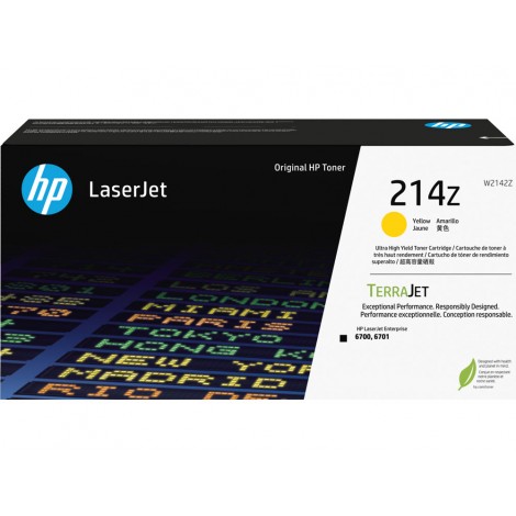 HP W2142Z Toner giallo per COLOR LASERJET ENTERPRISE 6700DN (26.000pg) 1pz - C92H33884