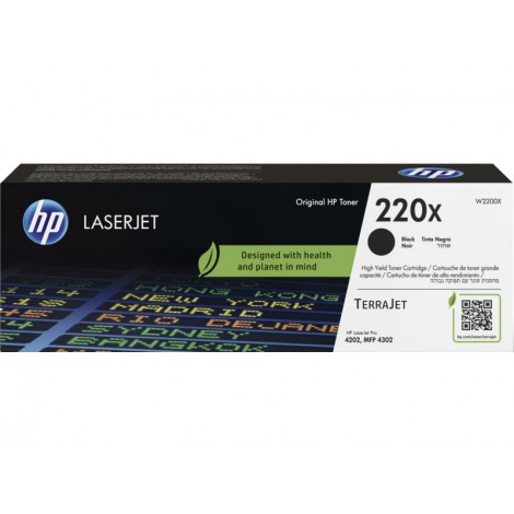 HP W2200X Toner nero per COLOR LASERJET PRO 4302DW, (7.500pg) 1pz - C92H33894