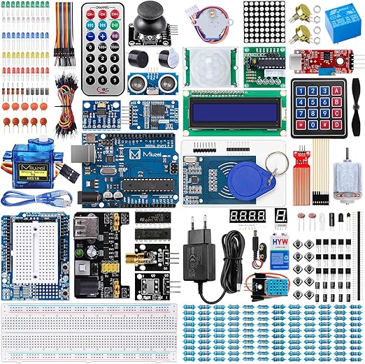 Kit Elettronica Compatibile con Arduino Completo Scheda Starter Kit con Breadboard  -  C92ARDR2