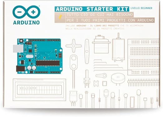 Official Arduino Starter Kit [K010007] (Italian project book) - Kit completo per l'apprendimento dell'elettronica e della programmazione  C92ARDR1