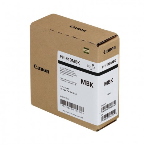 Canon PFI310 serbatoio nero opaco per IMAGEPROGRAF TX 200 (330ml) 1pz - 2358C001 - C92C22086
