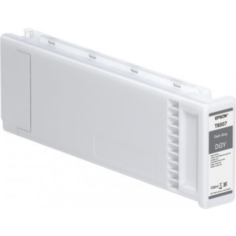 Epson T8007 Cartuccia inchiostro grigio scuro per SURECOLOR SC P10000 (700ml) 1pz - C13T800700 - C92E22279