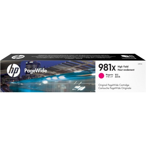 HP 981X Cartuccia inchiostro magenta per PAGEWIDE 586F (10.000pg) 1pz - L0R10A - C92H23103