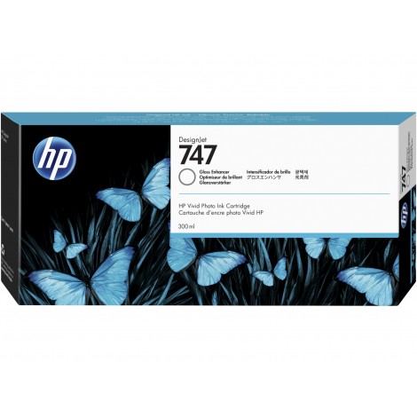 HP N747 Cartuccia inchiostro gloss enhancer per DESIGNJET Z 9 (300ml) 1pz - P2V87A - C92H23134